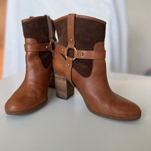 Ralph Lauren cognac boots